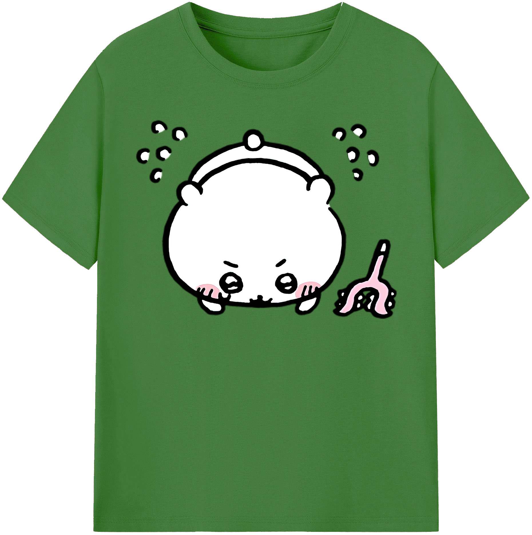 （画像用） ちいかわ ちいかわ Chii-kawa chiikawa レディースカジュアルプリントTシャツ（綿100％）